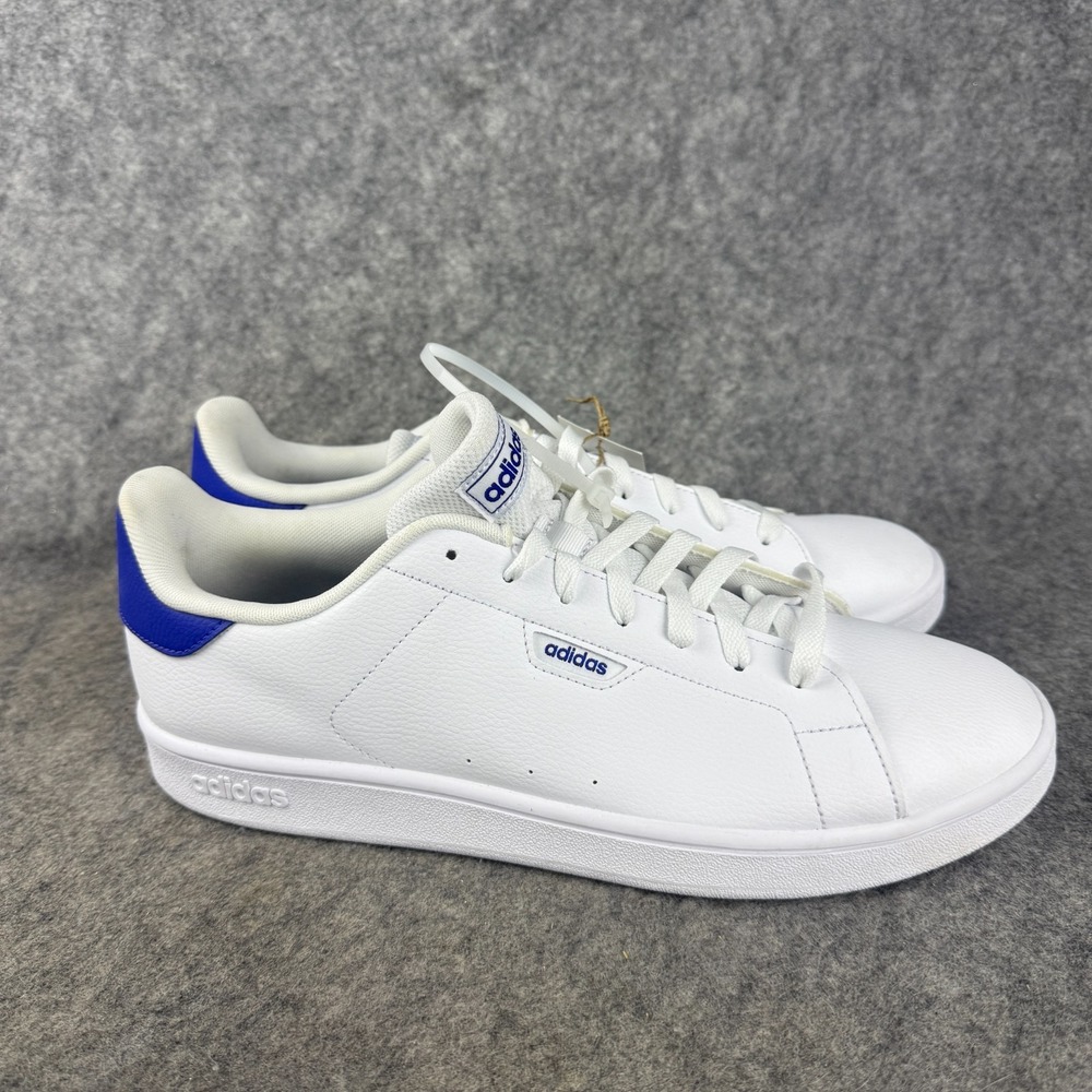 Adidas Urban Court Sportswear Men's Size 12 White‎ Blue Sneakers Shoes IF9790